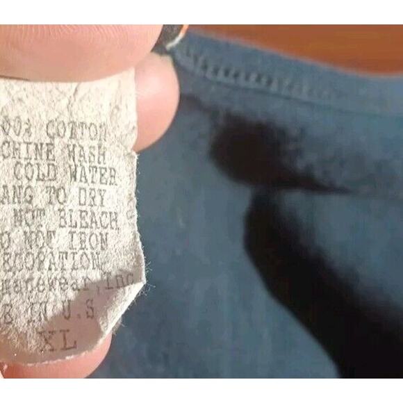 Vintage Women's Harley Davidson Logo Long Sleeve Black Shirt With Tie Back - Picture 6 of 10